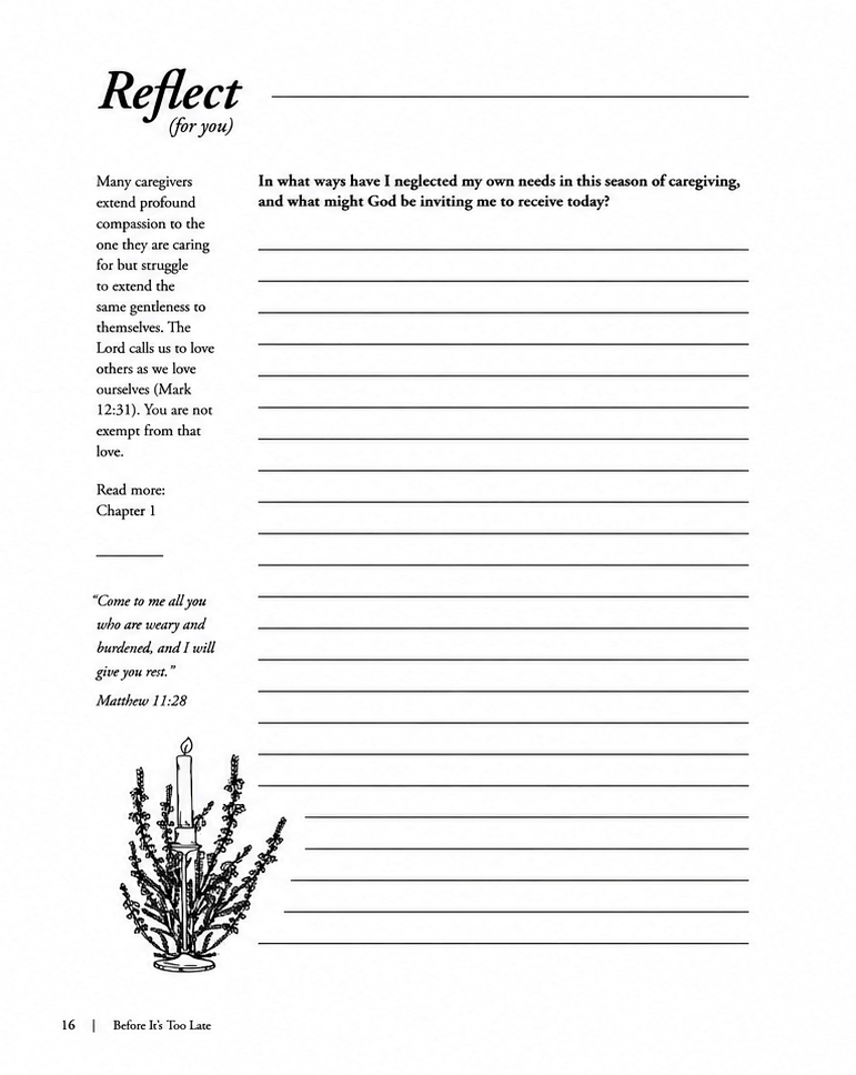 Journal Page Reflex